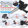4+6 Inch Electric Drill Modified To Electric Chainsaw Tool Set Attachment Woodworking Cutting Tool Electric Chainsaw Accessory