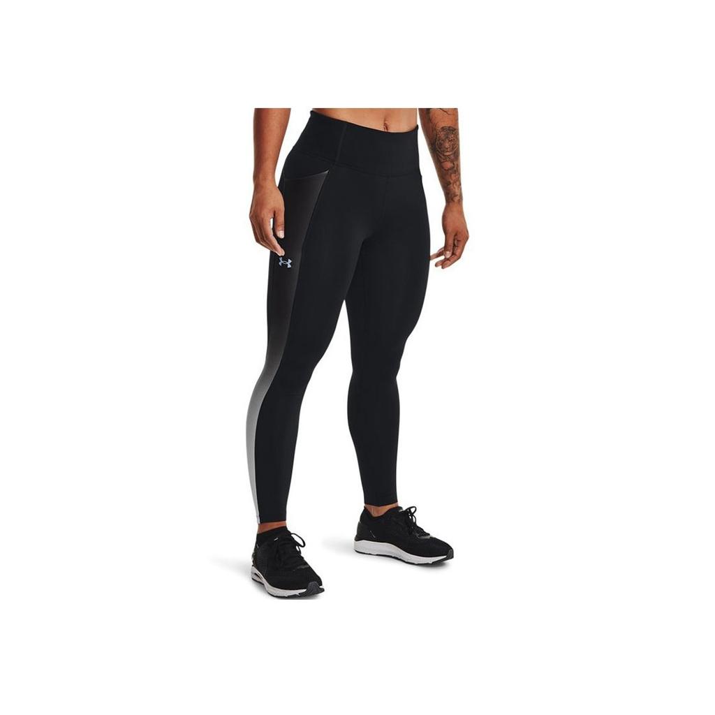 Under Armour High Elastic High Waist Running Sports Leggings Women Leggings Black 1369755-001