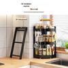 Foldable Kitchen Countertop Corner Spice Rack