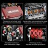 478PCS Motorized V8 Engine Building Blocks Set with L Motor AA Battery Box - DIY Simulation Model Car Parts for Kids Adults Gift