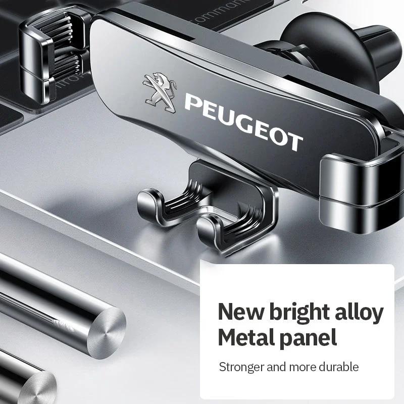 Přenosný univerzální držák na mobilní telefon do auta, odolný proti nárazům, pro Peugeot 207 208 306 307 308 508 106 107 108 2008 3008 5008