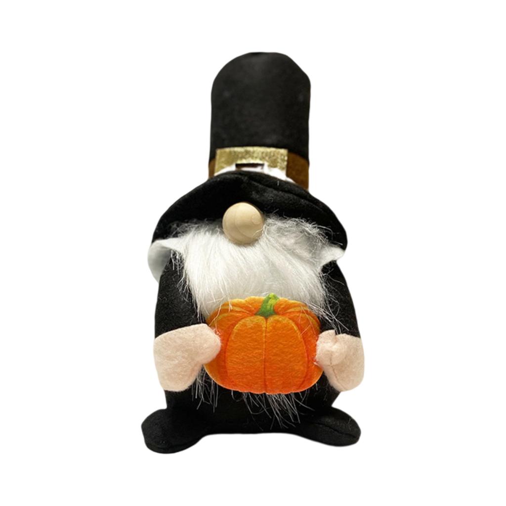 Thanksgiving Puppe Grenzüberschreitend Kürbis Haltend Gesichtlose Puppe Kochmütze Puppendekoration