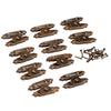 Clasp Buckles Hardware Hasps Iron With Screws 10PCS