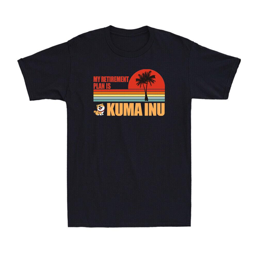 My Retirement Plan Is Kuma Inu Funny Coin Millionaire Retro Men s T-Shirt M