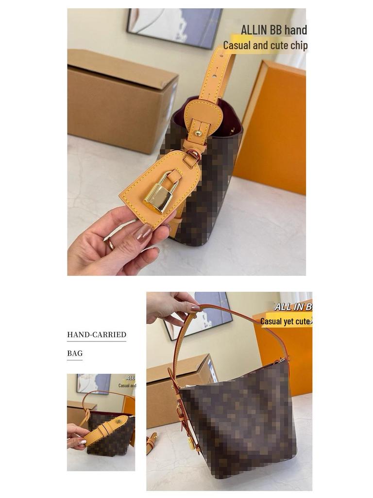 Borsa a Mano Floreale Retrò Allinbb 2025 - Borsa a Spalla Singola Versatile per Donna