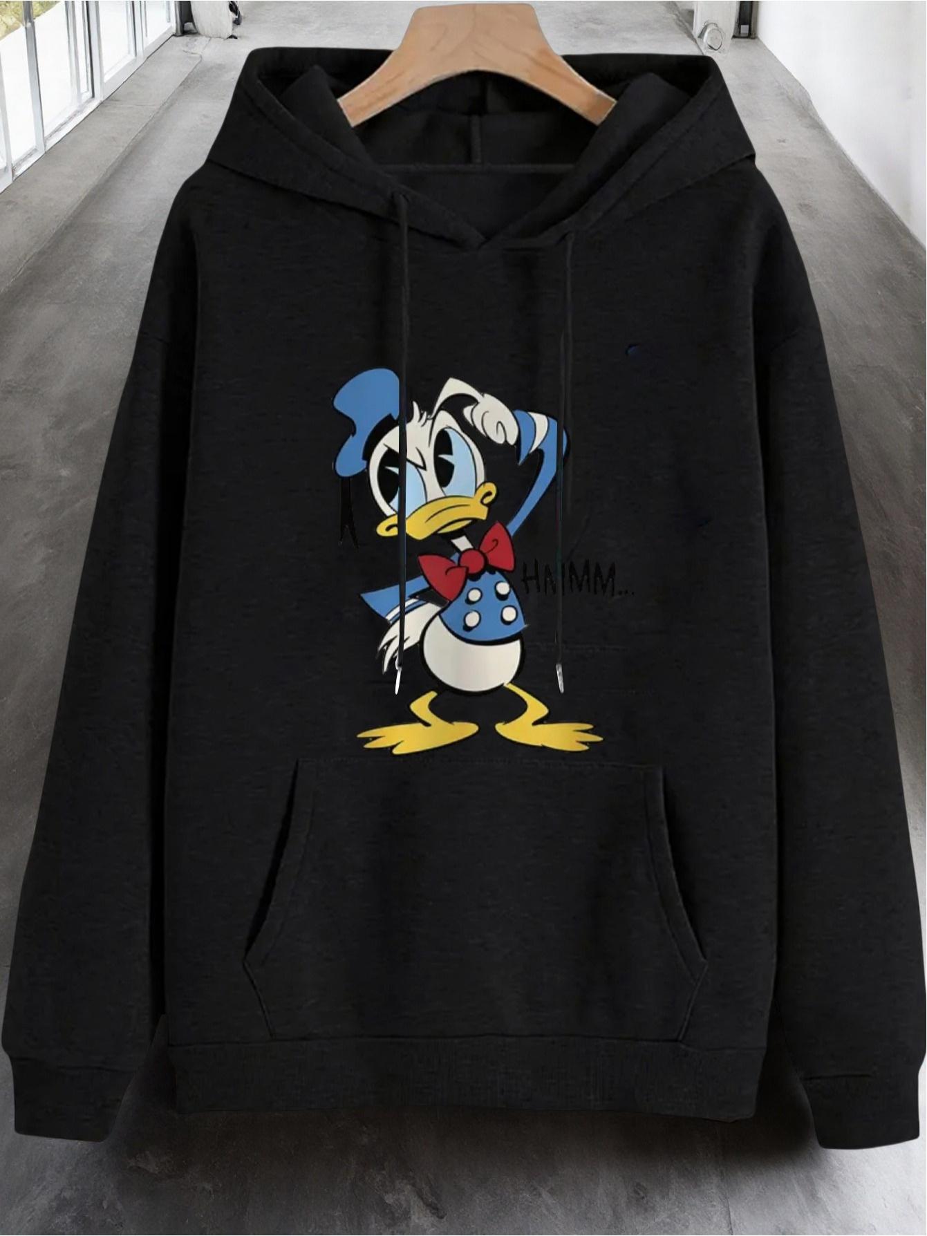 

Disney Donald Duck and Scrooge McDuckle Hoodies for Four Seasons Comfort, Drawstring Hoodies and Pockets, Machine Washable M