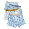 Children's Summer Cotton Boxer Briefs (Class A) for Boys Aged 9-12 - No Pinch Design.
