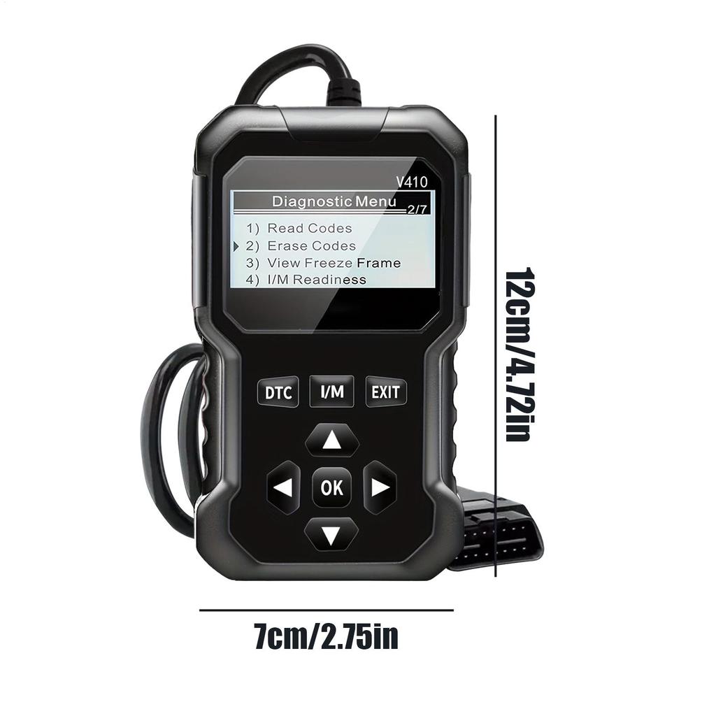 Universal Car OBD Scanner Diagnostic Tool Code Reader, Car Voltage Tester Engine Fault Code Scanner, Tester Diagnostic Tool