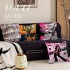 A-Avril Singer Lavigne Stitch Lucky Dragon Pillow Cover Sofa Cushion Cover Home Room Decoration Children Gift