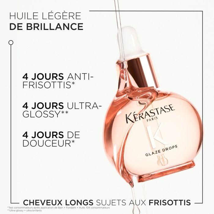 Kerastase Gloss Absolu Glaze Drops Oil 45ml - huile brillance anti-frisottis