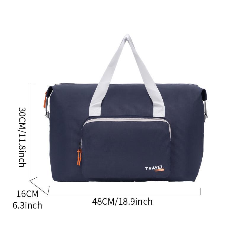Travel Bag Folding Large Capacity Waterproof Polyester Travel Organizer For Short Trips And Storage