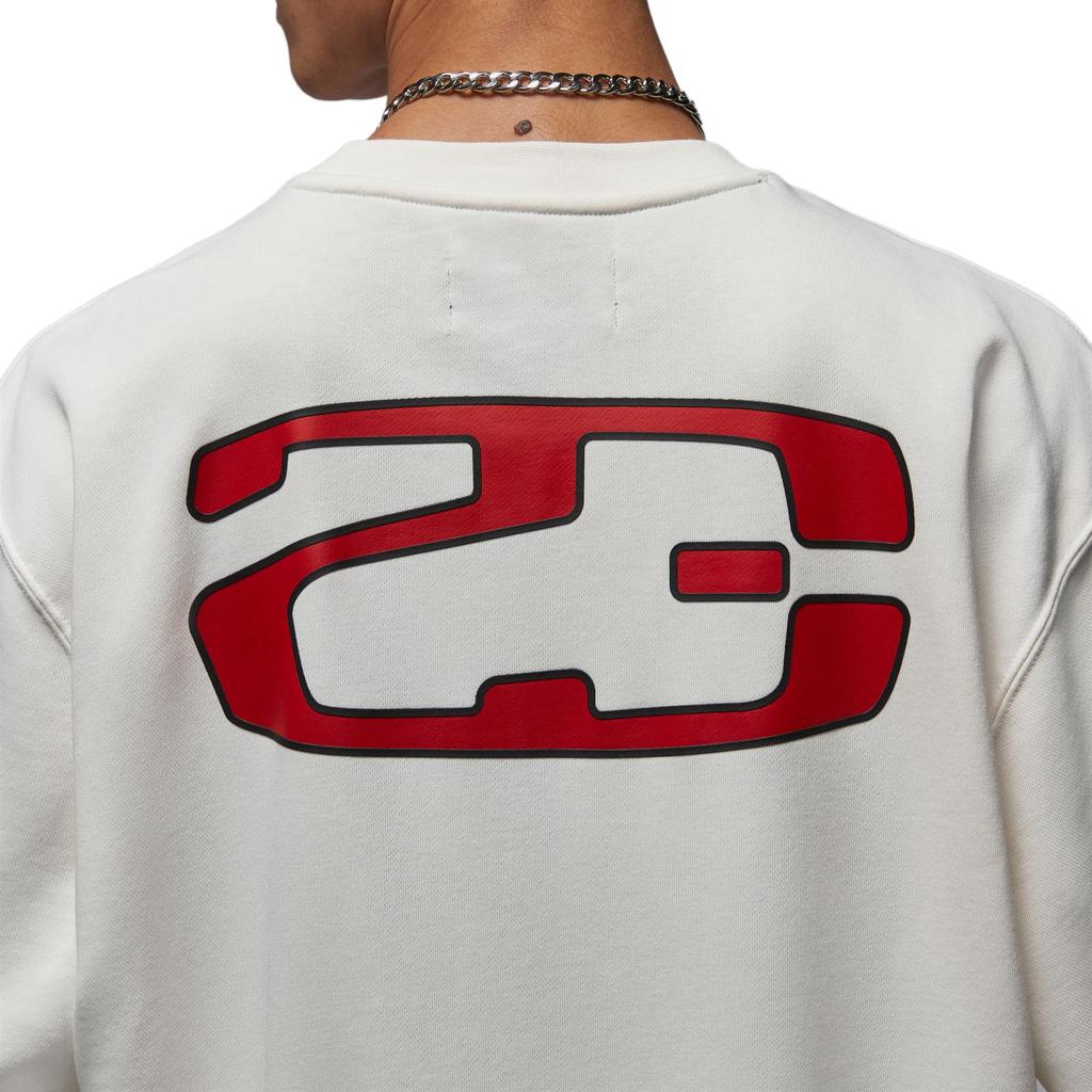 Jordan Sweatshirts Men's White Crew Neck Moderate IO7830-133