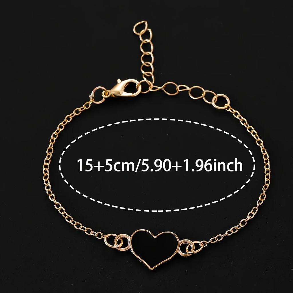 2pcs/set Geneva Watch Fashion Silicone Band Women Quartz Watches Heart Jewelry Set(Without Box)