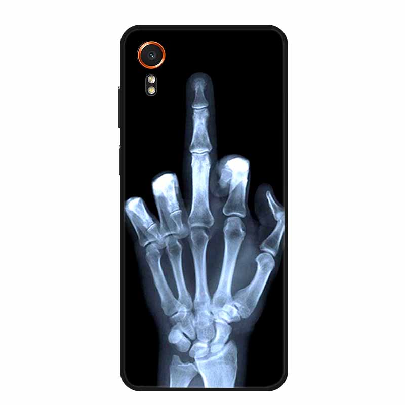 For Samsung Galaxy Xcover7 Case Black Silicone Soft Back Cover Case For Samsung Xcover 7 Phone Case Cover X Cover 7 6.6" Funda
