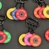 with D-shaped Carabiner Barbell Plates Key Chain Mini Fitness Series Pendant  Gifts