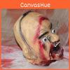 Horror Latex Foam Dead Body Dry Corpse Hanging Head For Haunted House Props And Diy Costumes