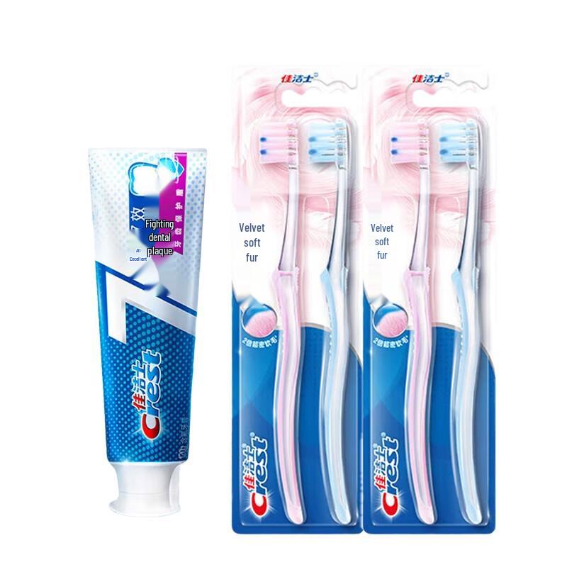 

Crest 7-Effects Anti-Plaque Toothpaste & Gum Care Toothbrush Set