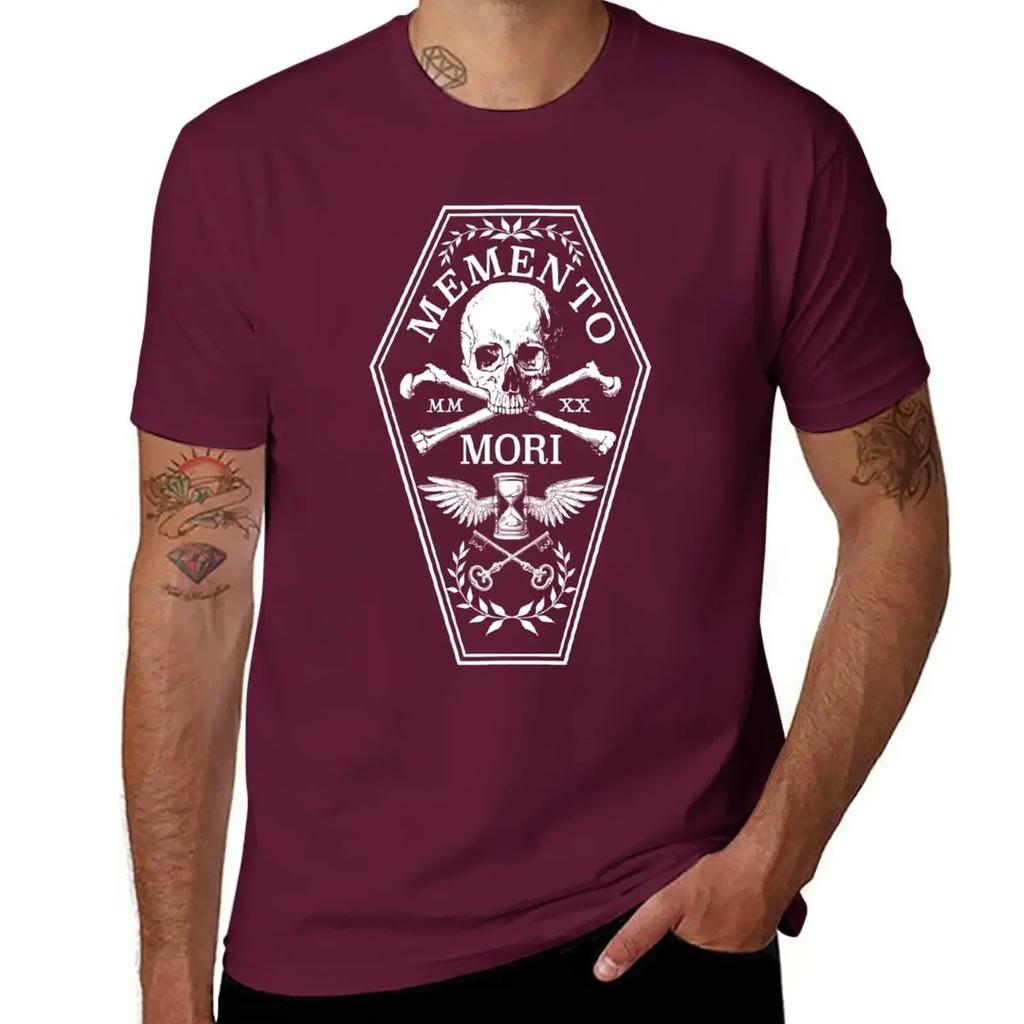 Memento Mori T-Shirt graphics Blouse sports fans mens t shirts casual stylish