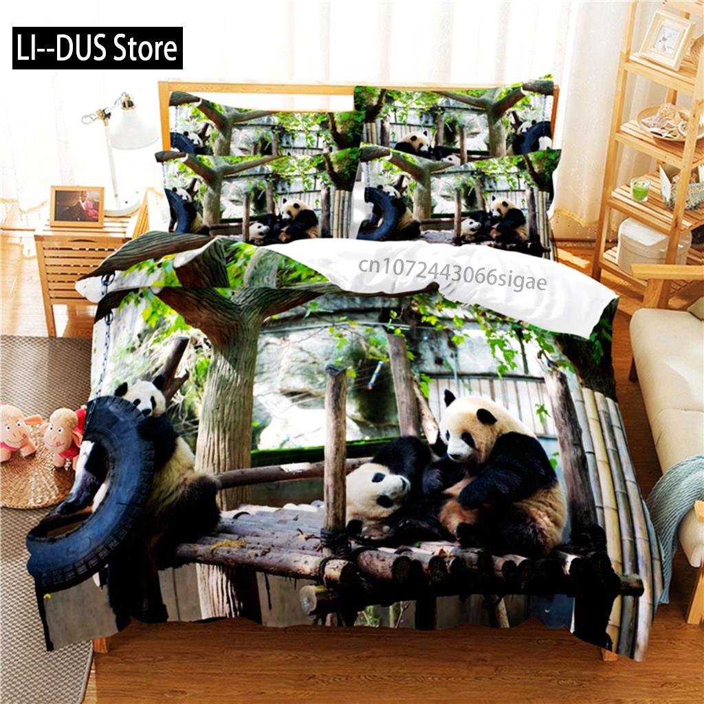 National Treasure Panda Bedding Set Duvet Cover Set 3d Bedding Digital Printing Queen Size Bedding Set Fashion Design