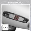 For Tesla Model 3 2019-2025 Model Y 2019-2025 Carbon Fiber Front Reading Light Panel Trim Sticker Car Interior Tuning Accessory