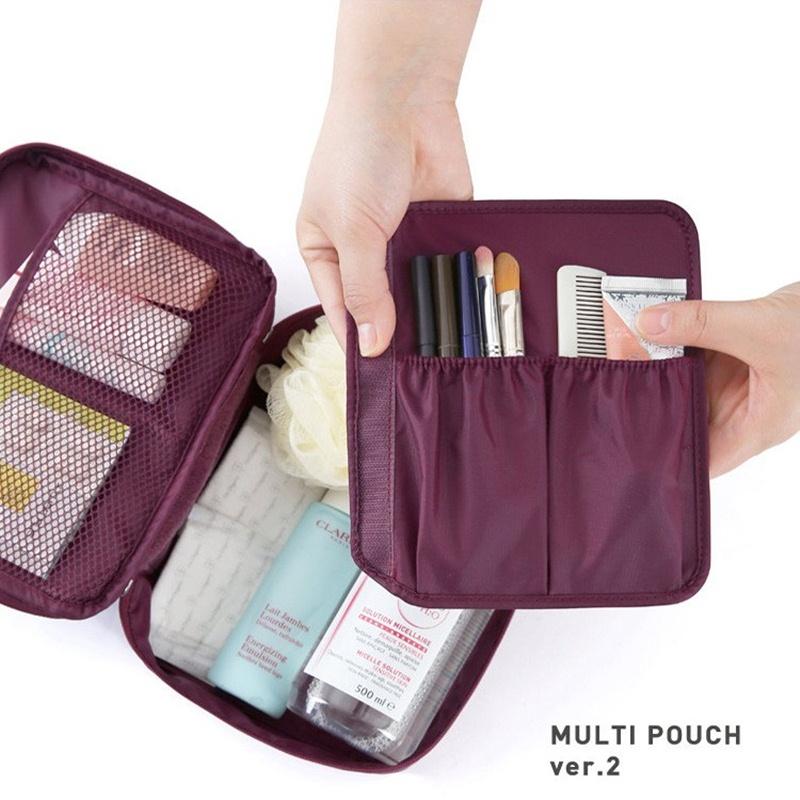 High Capacity Outdoor Girl Makeup Bag Women Cosmetic Bag Toiletries Organizer Waterproof Female Storage Make Up Cases