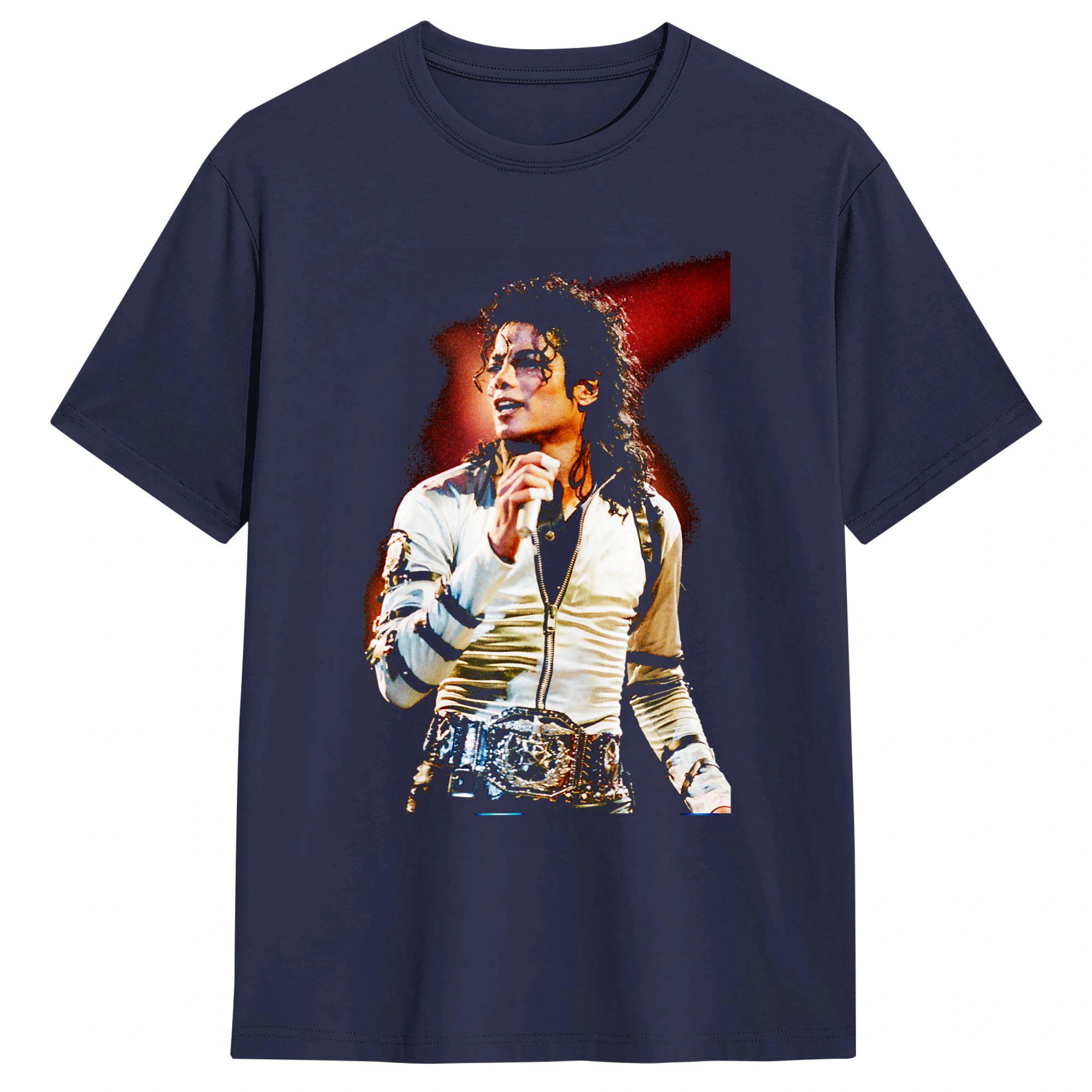 

MMichael JJackson Smooth Criminal Live Bad World Tour T Shirt Unisex Fun T Shirts Beach Trendy Cool Tees Cheap Oversized Clothes 4XL