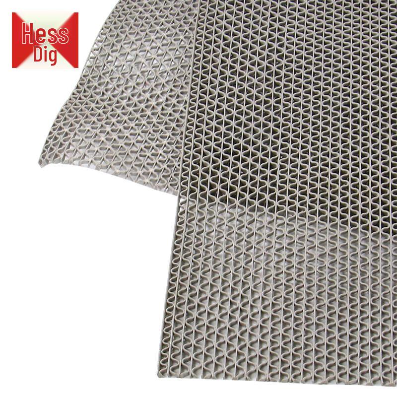 Hesidige PVC S-Pattern Anti-Slip Drainage Mat 5mm Thick, 1.6m x 1m