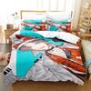 Mysta Rias Printed Bed Set Duvet Cover Pillowcase Bedding Set Bed Linen Sheet Quilt Cover Full Size 3D Print Anime Kawaii Girls