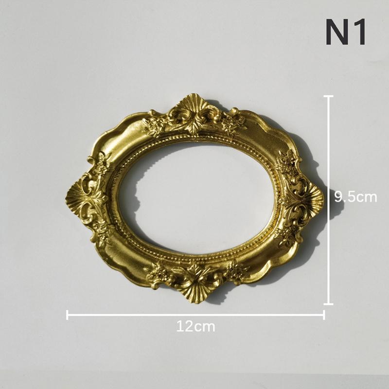 

Дизайн ногтей дисплей ретро металл нерегулярная фоторамка инструмент для демонстрации ногтей as the picture