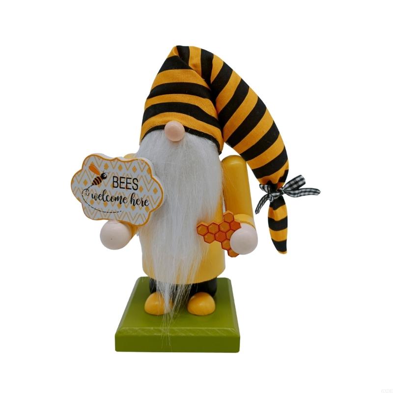 Lovely Facelessed Gnomes Toy Figurine Dwarf Statue Sculpture For Home 6XDE