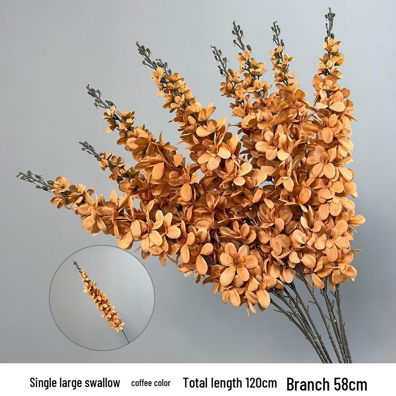 Karamelkleurige Kunstbloemen Bruiloftsdecoratie - Plafond- en Wegdekarrangementen, Koffietint Nepbloemen.