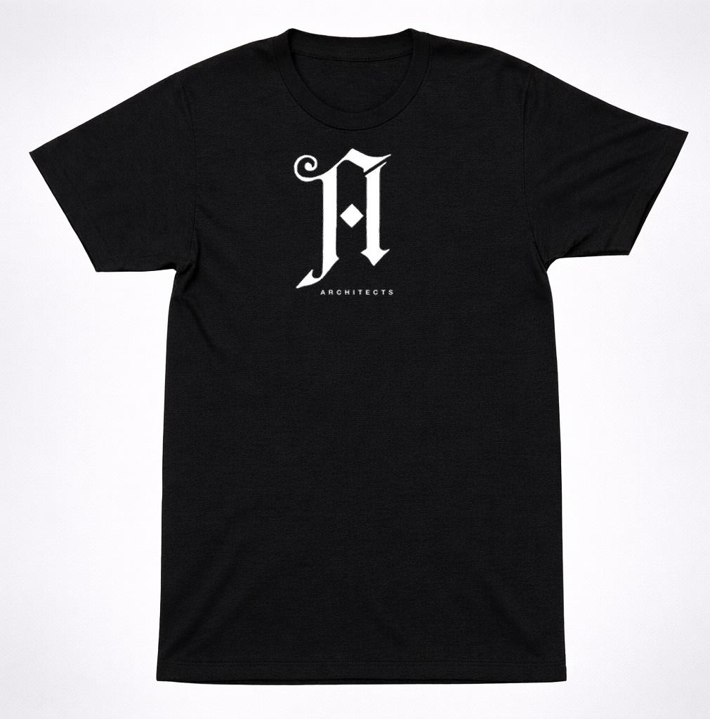 Camiseta con Logo de Architects | Camiseta de Banda Metalcore Hardcore | Camiseta de Música Pesada Moderna
