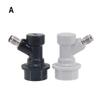 Mini-Fass Ball Lock Zapfhahn Spender Inklusive 50cm Silikonschlauch 304 Edelstahl Spender Homebrew Spear