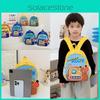 Excavator Adjustable Backpack Shoulder Strap Bag Childrens Vehicle Engineering