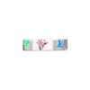 Louis Vuitton Exquisite Colorful Monogram Play Metal Ring Unisex rings M0991L