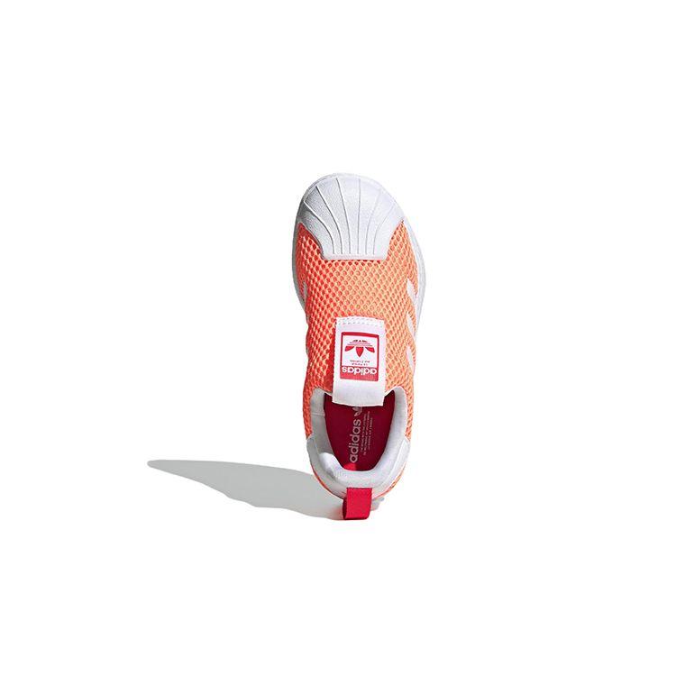 Adidas Originals Superstar 360 Comfortable Durable Low-Top Kids Skate Shoes Kids Sneakers Orange GY9142