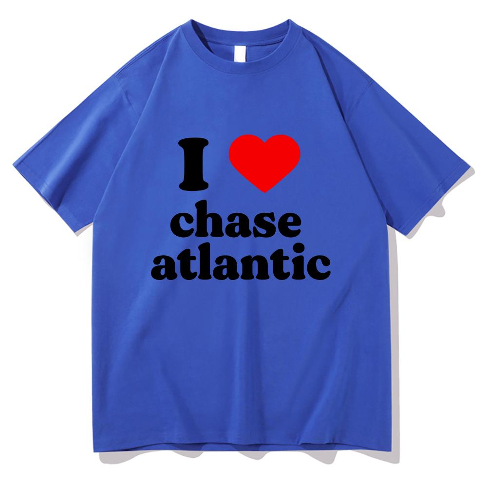 Miluji Chase Atlantic Tričko Vintage Cool Pánské/dámské Oblečení Harajuku Oblečení Unisex Topy Bavlněné Oblečení Grafická Trička Topy