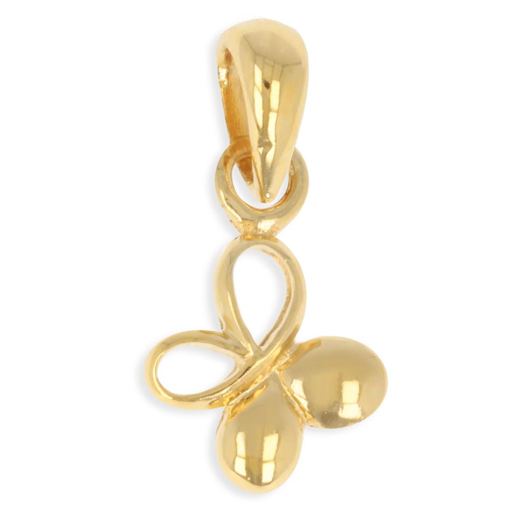 Les Trésors De Lily [Q3313] - Pendentif Plaqué Or 'Papillon' doré - 8x7 mm