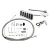 Universal Street Hot Rod Aluminum Gas Pedal 24" SS Throttle Cable & Spring Set