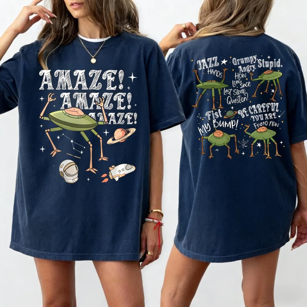 Amaze Amaze Jazz Hands Tshirt Rocky Amaze Project Hail Mary Shirt Hail Mary Book Shirts Sci Fi Book Lover Gift Tshirt Unisex Unisex