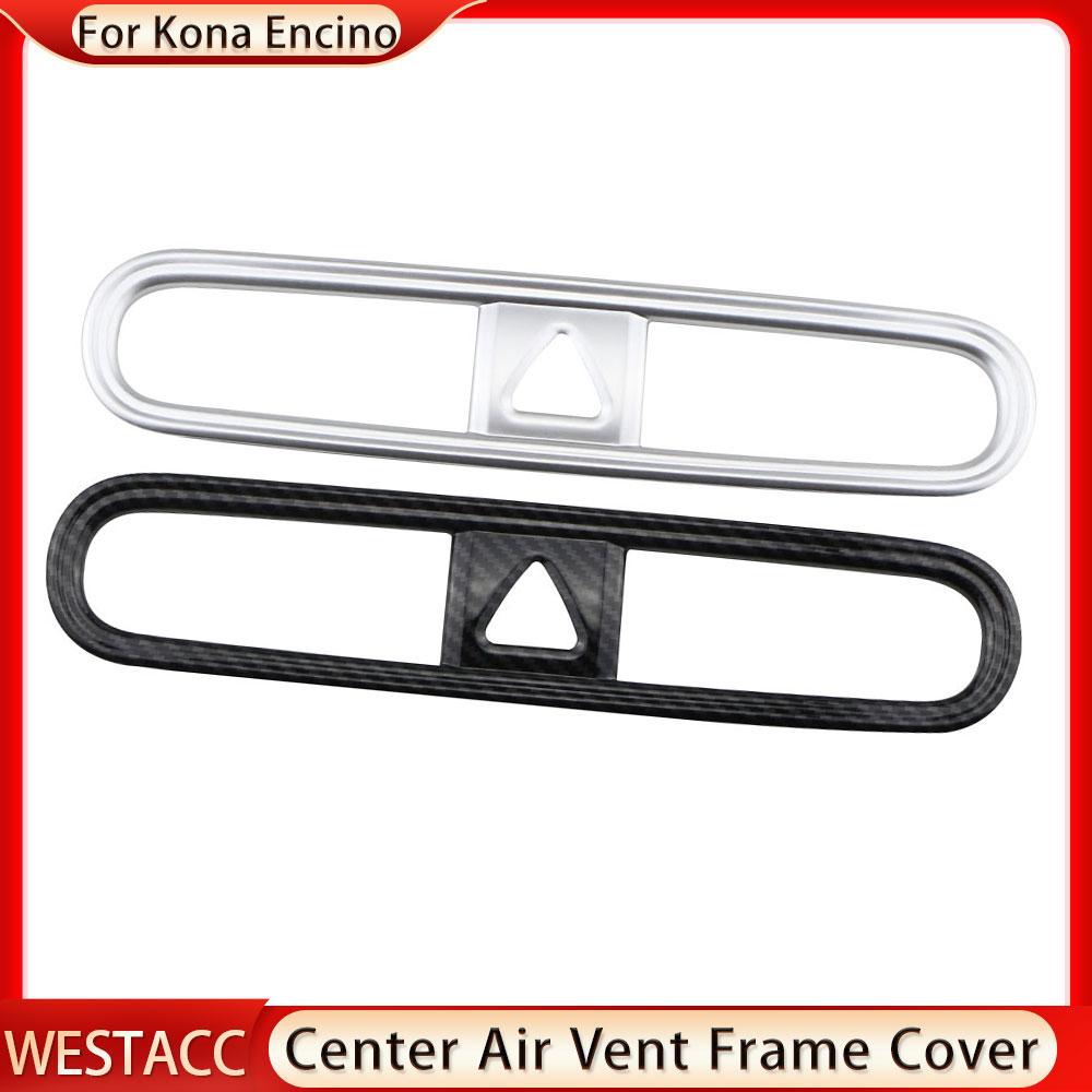 Car Center A/C Aer Condiționat Capac Aerisire Cadru pentru Hyundai Kona Encino Kauai 2017 - Interior SUV