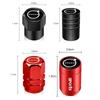 fkwnv7 4Pcs Car Styling Metal Wheel Tire Valve Caps Dust Accessories For Volvo Rdesign Polestar AWD V50 S60 XC60 S40 XC40 XC90 V60 S80