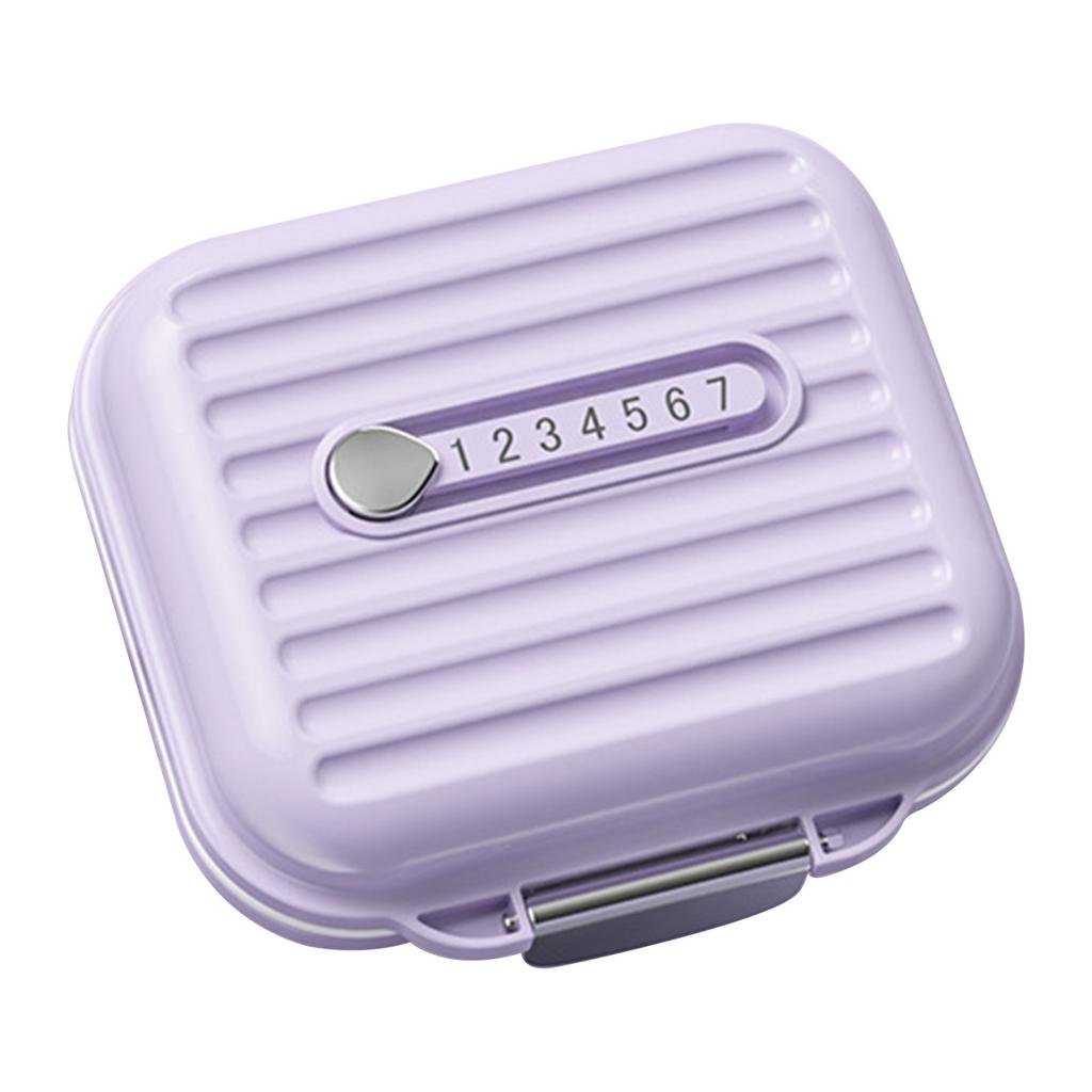 Pillbox 7 Days Travel Tablets Organiser Daily Medicine Vitamins Holder Storage Container Dustproof Lid Travel Medication Protect