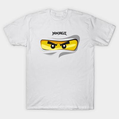 Mărime Asiatică Bărbați Tricou Negru cu Imprimeu Ochi Ninjago Ninja Alb Zane Fanart Tricou Făcut de Fani Imprimeu prin Transfer Termic Fără Tăiere Tricou din Bumbac