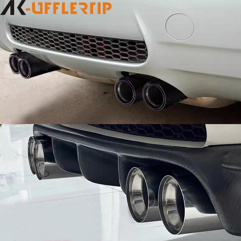 BMW E90/E92/E93 M3 Carbon Fiber Stainless Steel Exhaust Tip Upgrade