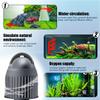 1pc with 4pcs Adapter Aquarium Wave Maker 360° Rotating Oxygenator