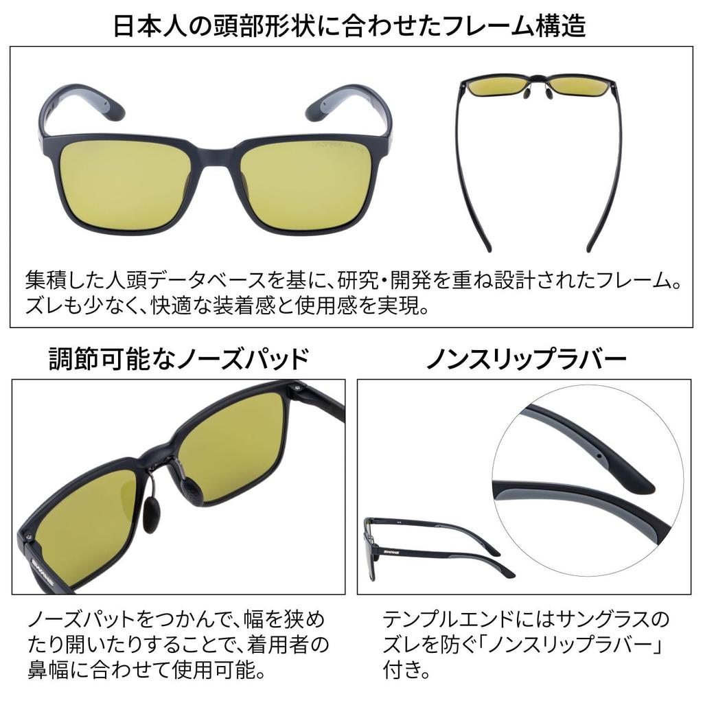 Sports Sunglasses ER3 ER3 Made In Japan Polarized Lenses MBK Matte Ultra Light Green [SWANS] ER3-0168_MBK Black/Polarized (Double-sided Multi)