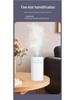 Compact USB Aroma Diffuser & Humidifier with Night Light for Home, Bedroom, and Car