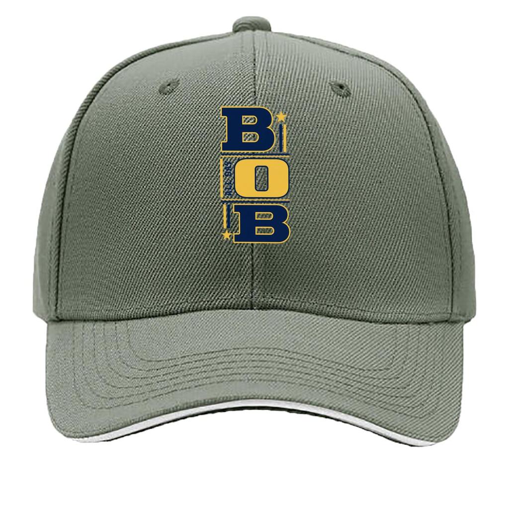 Bold Bob Minimal Letter StateUnisext Sandwich Baseball Cap Sun Cap Outdoor Workouts Hat