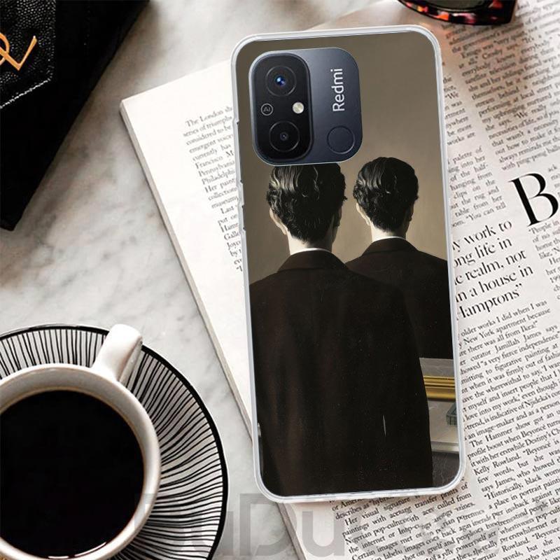 

Rene Magritte Art Cover For Xiaomi Redmi 13 13C 14C 12 12C 10 10C 9 9C 9T 9A Phone Case 10A 8A 8 7A 7 6A 6 K80 K70 K60 K20 K40 Redmi 9C